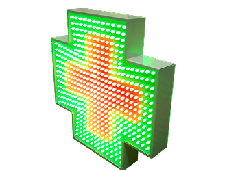 cruz led verde y rojo (1)