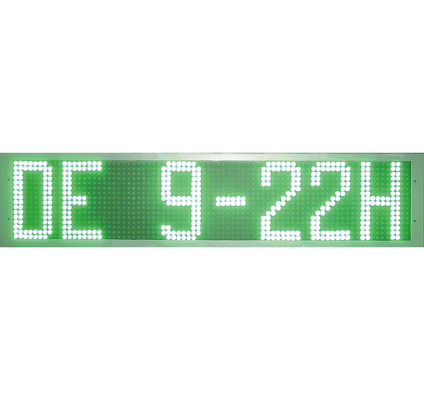 pantalla led verde